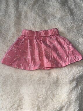 Disney Pink Bow Print Skirt